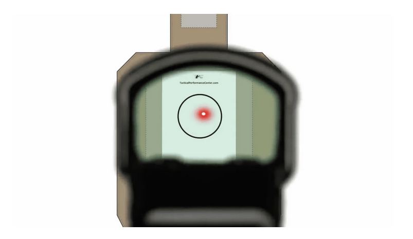 pistol red dot sight transition from iron sights