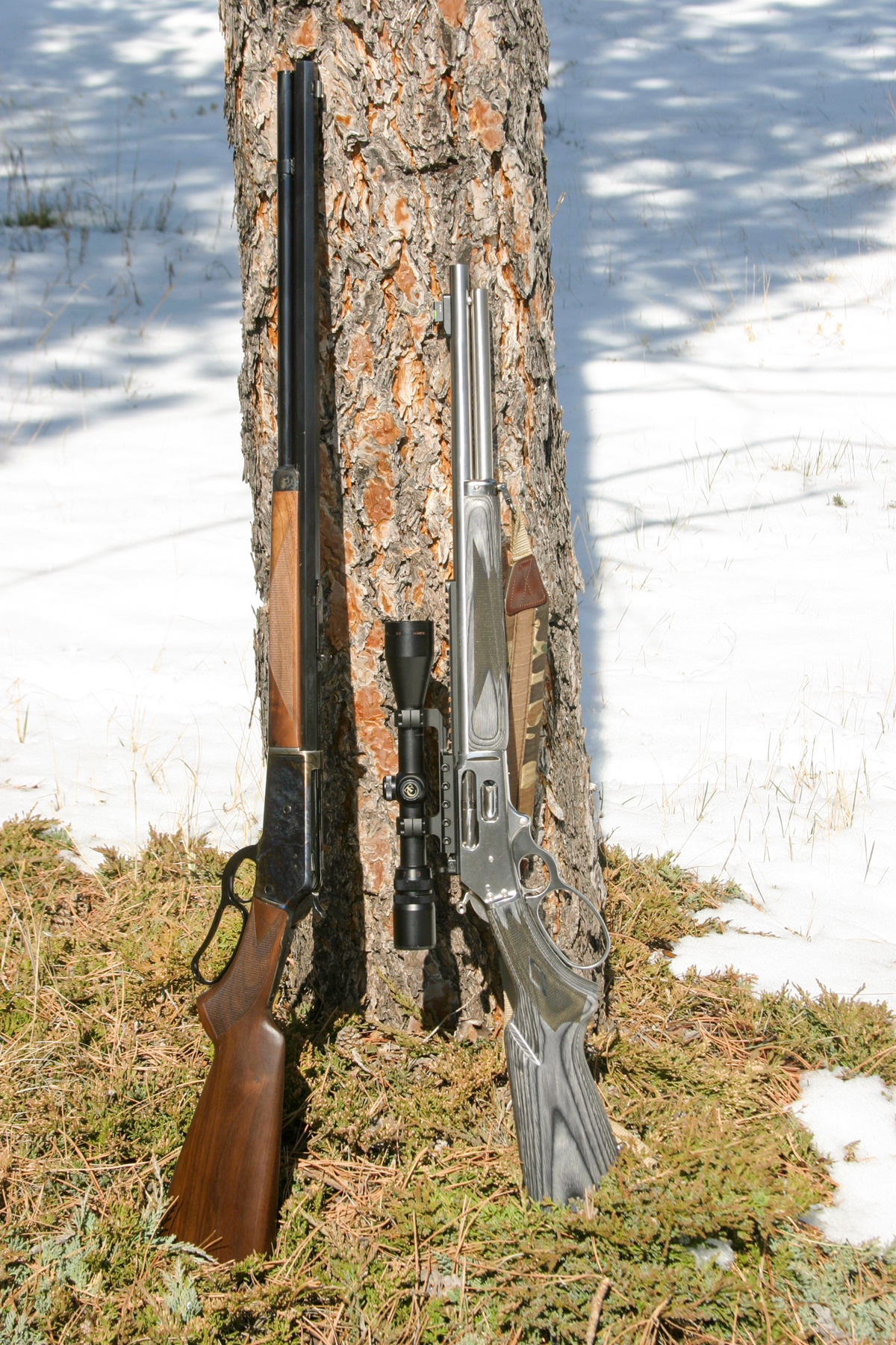 lever-action rifles