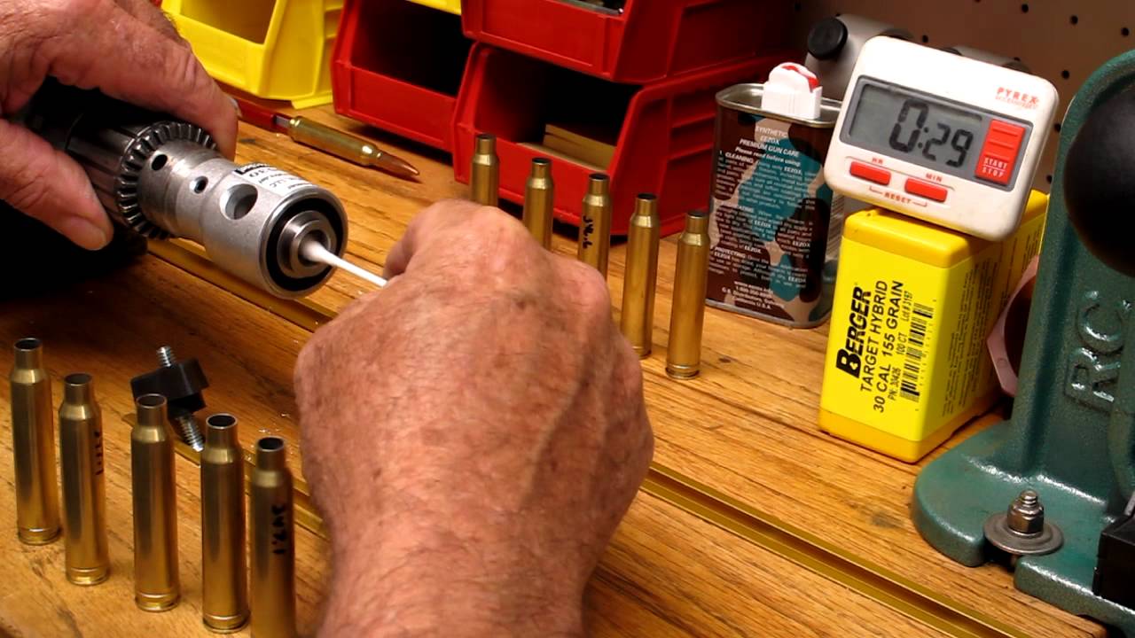 case trimmers for high-volume rifle reloading