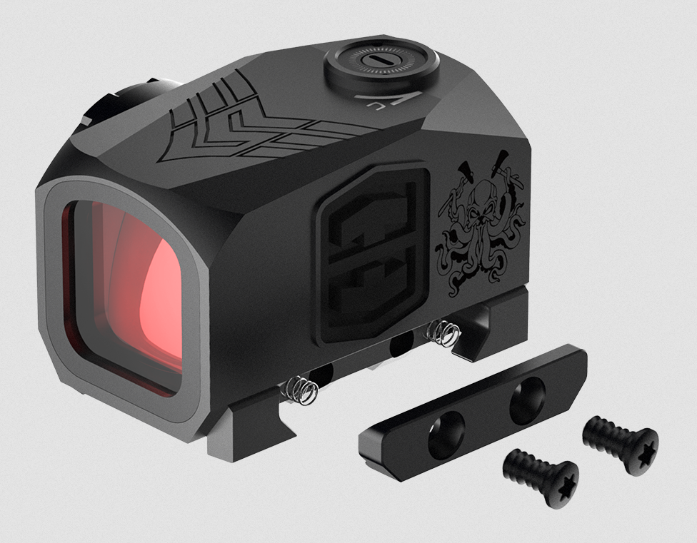 closed-emitter pistol red dots for duty use