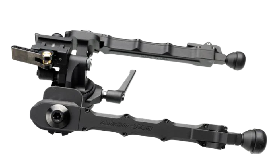 This F-Class bipod is ideal for long-range, target, competition, airgun, and tactical shooting. Its wide, lowered center design allows the rifle to sit securely between the legs, enhancing accuracy and reducing movement caused by recoil. 