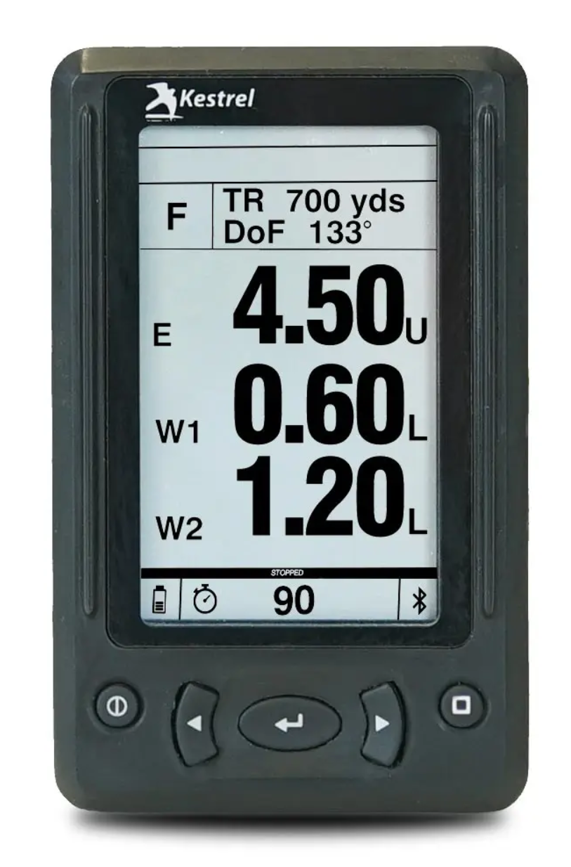 The Kestrel HUD is a gun-mounted display that gives you instant access to real-time shooting solutions from your Kestrel 5700. The 2.5" screen puts bold, sunlight-readable numbers right in your line of sight - maximizing your focus for effective rapid engagement of multiple targets.