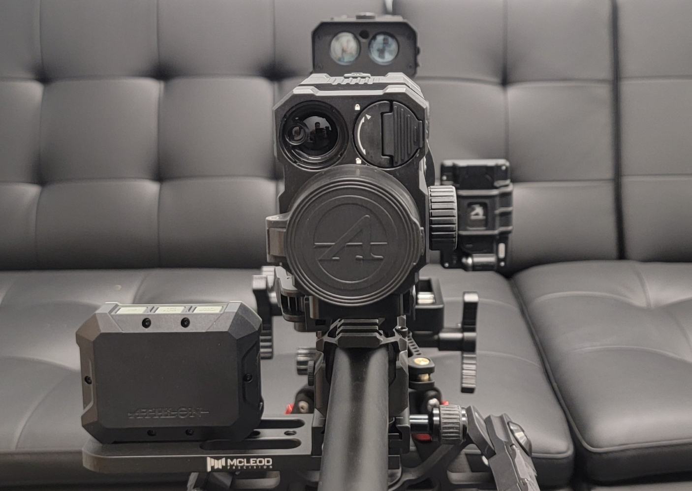 View of the setup from the front.