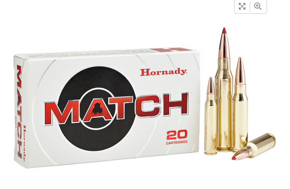 Hornady ELD Match 120gr. Factory match-grade accuracy without the reloading bench.