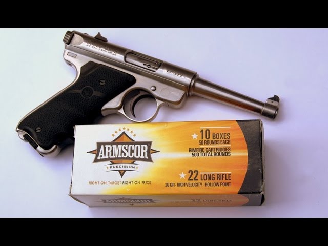 Armscor's 36gr .22 LR ammunition