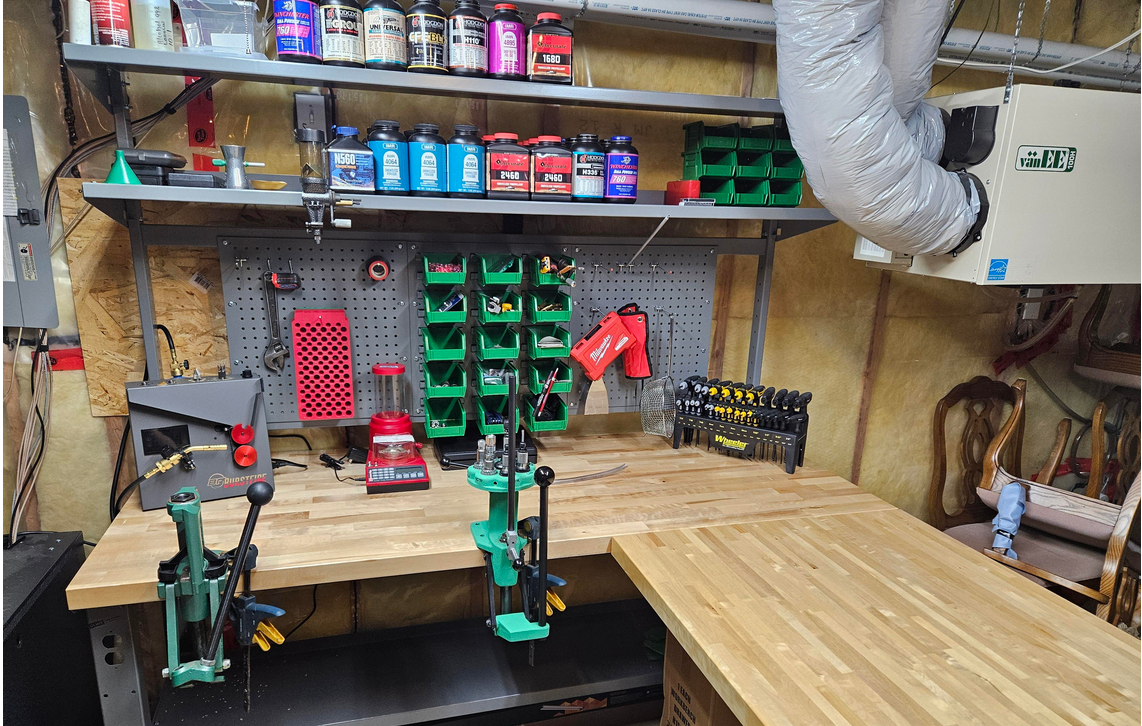 Setting Up Your First Reloading Bench in a 6x8 Space