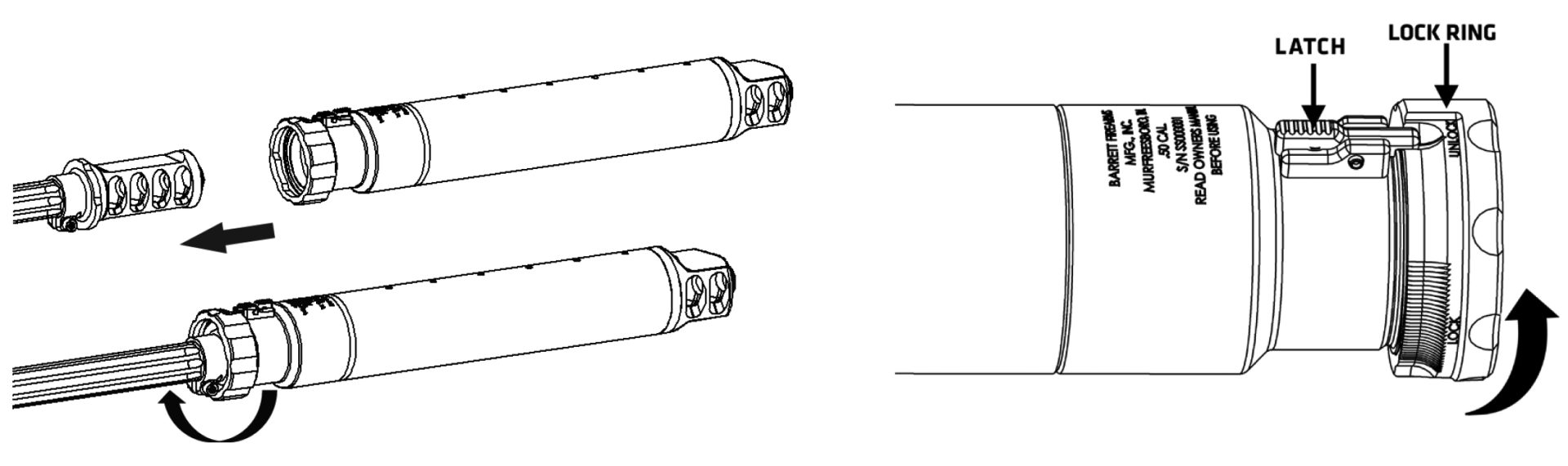 Barrett M107A1 accessories