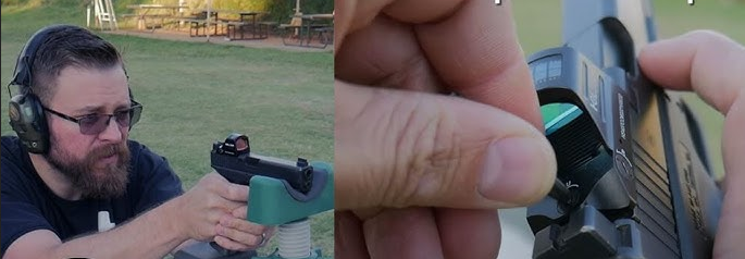 micro red dot zero loss on subcompact pistol slides