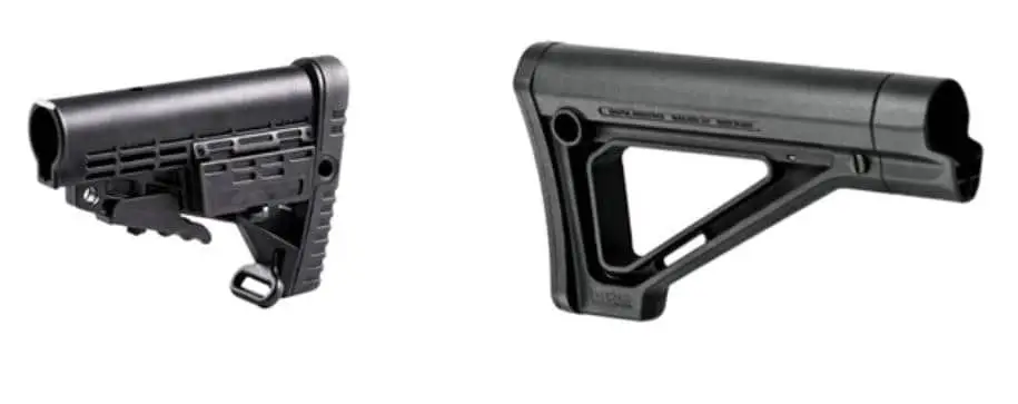 adjustable and fixed stocks in long-range shooting