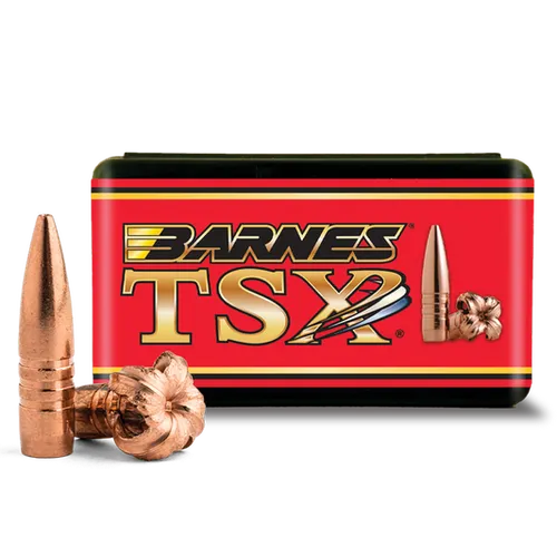 Barnes TTSX 127 grain ammunition suitable for hunting.