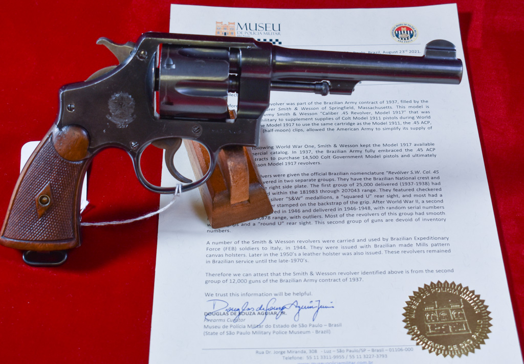 SOLD SCARCE NON-IMPORT, SMITH & WESSON WWII ERA 1937 BRAZILIAN ...