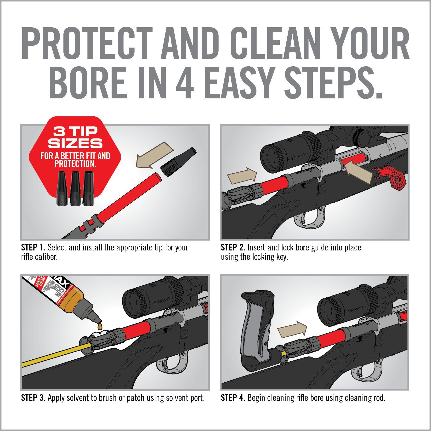 precision rifle cleaning rods