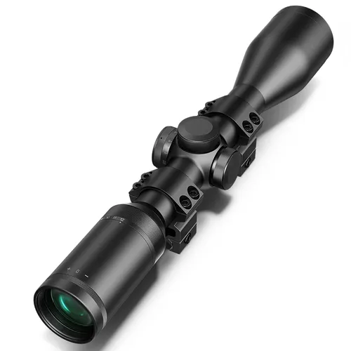 A hunting scene showcasing the use of a second focal plane scope.