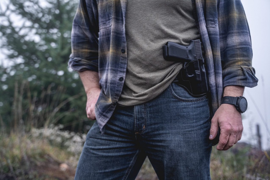 weak-hand-only pistol shooting