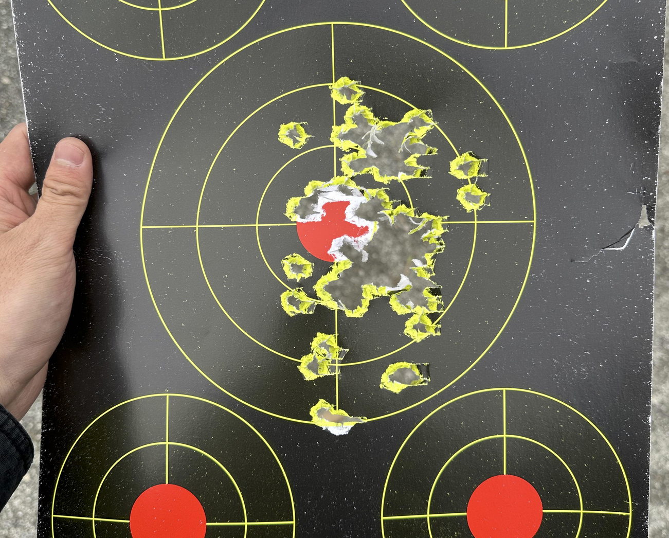 variable distance shooting practice and training