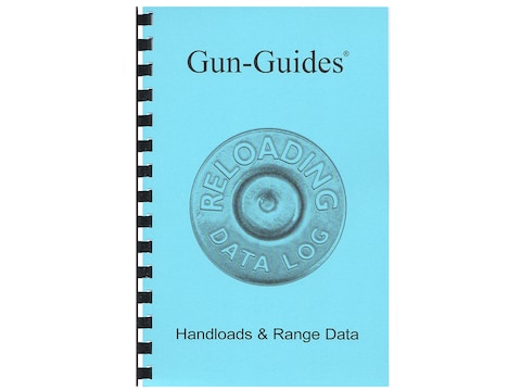 Gun-Guides Reloading Data Log spiral-bound notebook for recording handload and range data