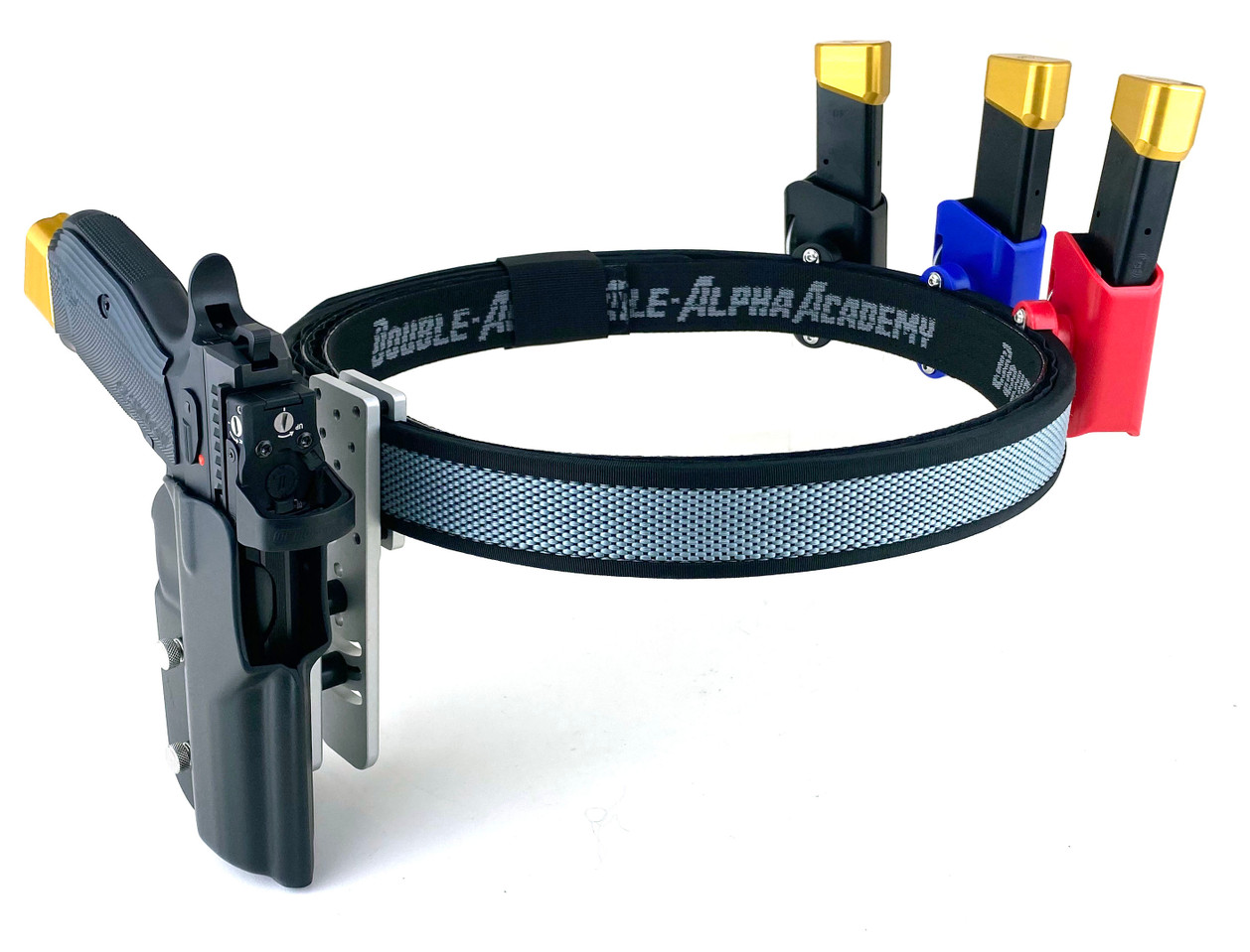 USPSA Production Division competition belt setup
