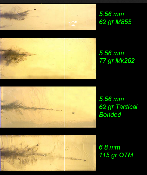 5.56 NATO vs 6.8×51mm Common Cartridge NGSW caliber comparison