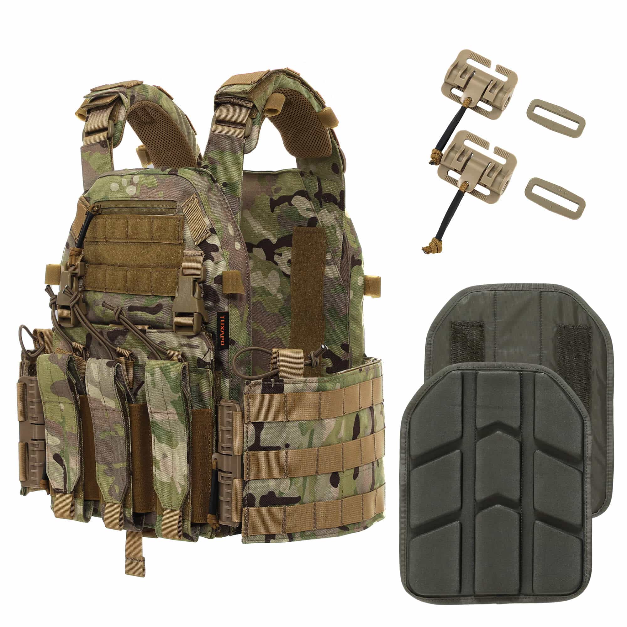 plate carrier for body armor