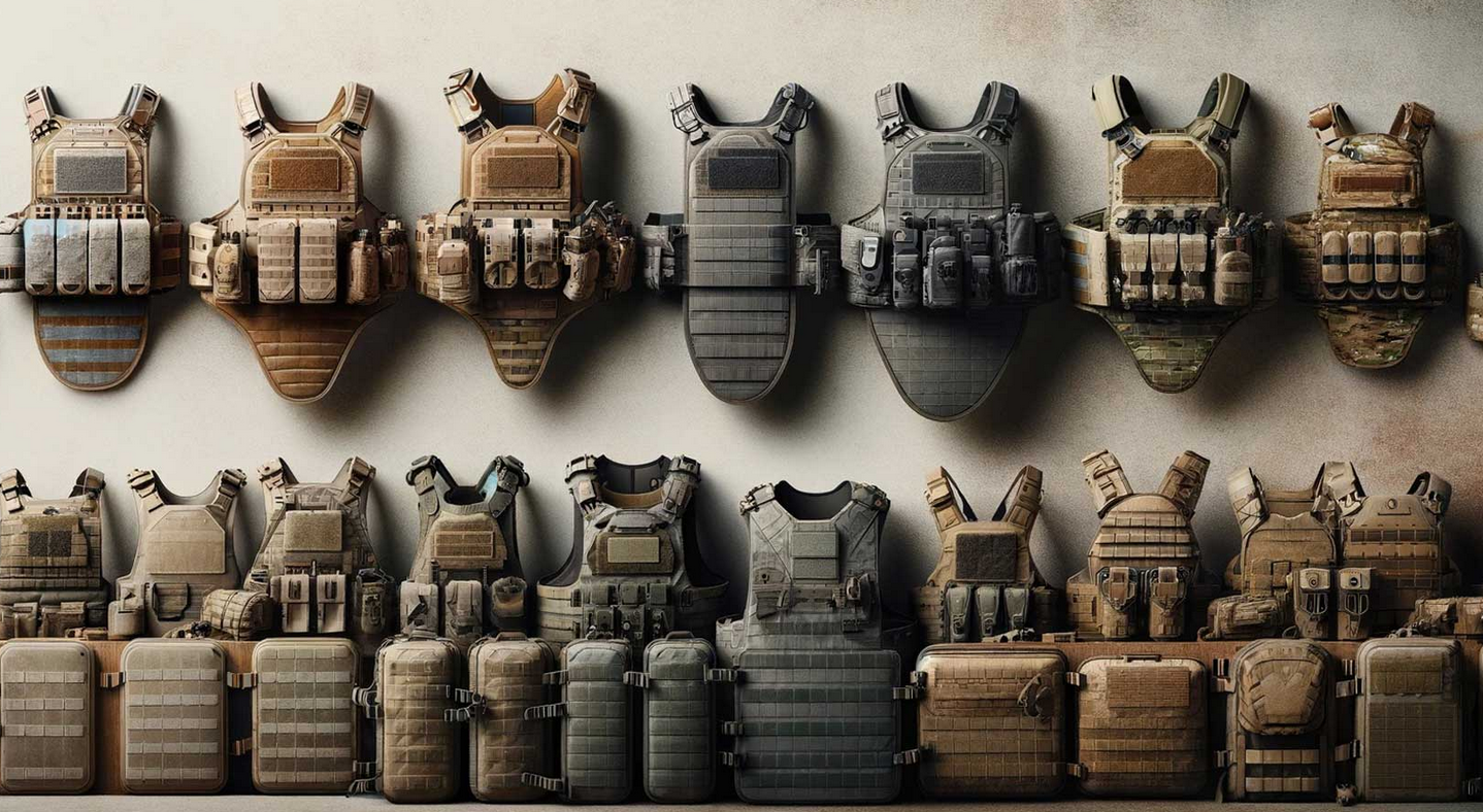 plate carrier for body armor