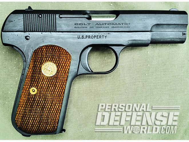 Colt Model 1903 Pocket Hammerless pistol variants and authentication